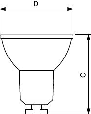 Philips MASTER Value LED Spot GU10 4.9W 3000K 365 lumen 60° dæmpbar 220-240V CRI 90 Hvid