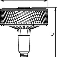 Philips TForce LED HPI UN 140W E40 Kølig Hvid 4000K Highbay Lampe 20000 lumen 120° Strålevinkel CE RoHS