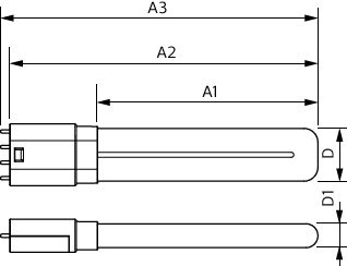 Philips CorePro LED PLL 8W 4000K 1000 lumen 2G11 Koldt Hvid EM netudskiftningslampe