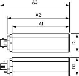 Philips CorePro LED PLT HF 15W GX24q-3 3000K 1620 lumen 4-Pin retrofit lampe, Hvid finish, CE RoHS