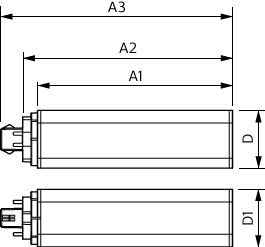 Philips CorePro LED PLT HF 18.5W GX24q-4 3000K 2100 lumen 120° lysvinkel ikke-dæmpbar retrofitlampe