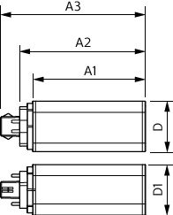 Philips CorePro LED PLT HF 6.5W GX24q-2 3000K 720 lumen 4-Pin retrofit lampe