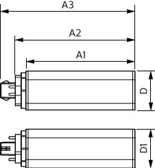 Philips CorePro LED PLT HF 9W 3000K GX24q-3 mat lampe, 990 lumen, 120° lysvinkel, CRI 82, 30000t levetid