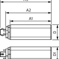 Philips CorePro LED PLT HF 9W 3000K GX24q-3 mat lampe, 990 lumen, 120° lysvinkel, CRI 82, 30000t levetid