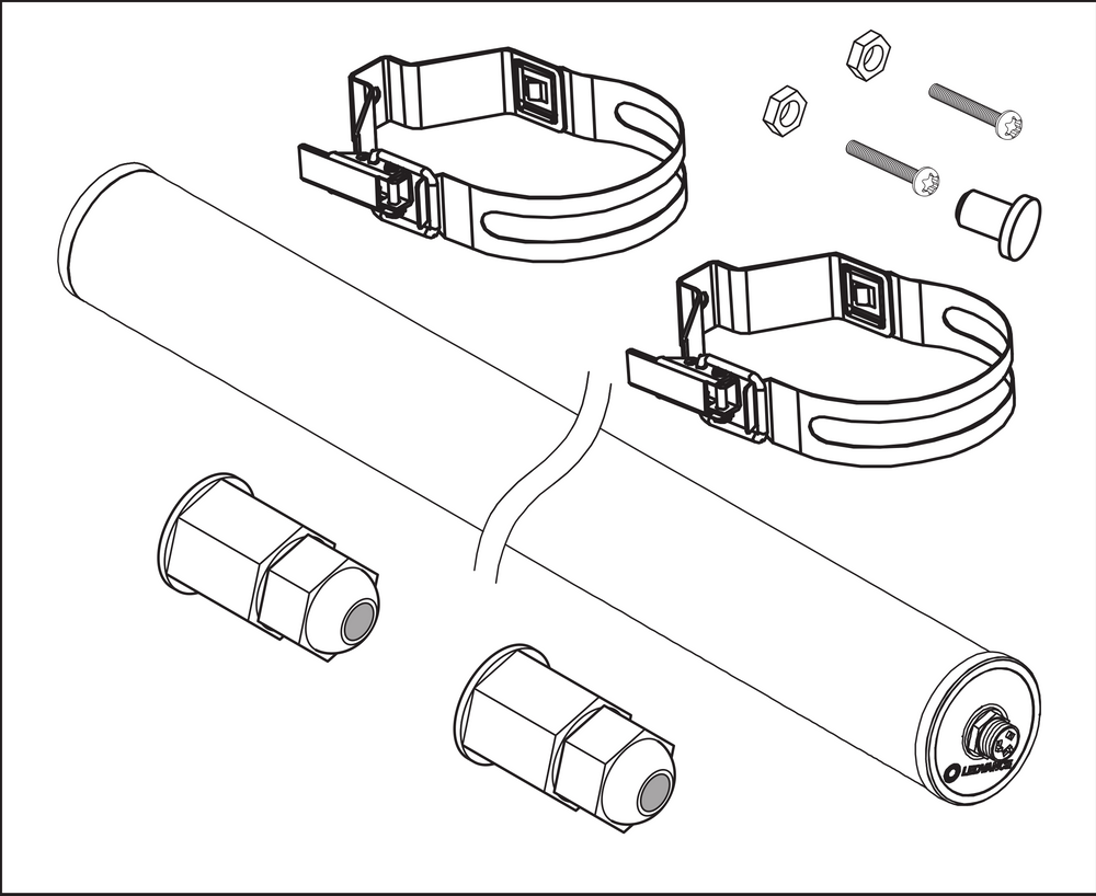 Ledvance Damp Proof Special 1200 LED Batten 22W 4000K Cool White IP67 IP69K 2800 lumens IK06 Surface Mount