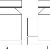 Ledvance ENDURA Style Cylinder Wall LED Light 6W 3000K IP44 Stainless Steel Outdoor Surface Mounted