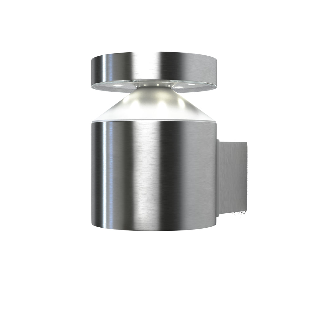 Ledvance ENDURA Style Cylinder Wall LED Light 6W 3000K IP44 Stainless Steel Outdoor Surface Mounted