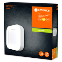 Ledvance ENDURA Style Square LED Væglampe 13.5W 3000K 220-240V IP44 IK07 Hvid Udendørs Overflademonteret