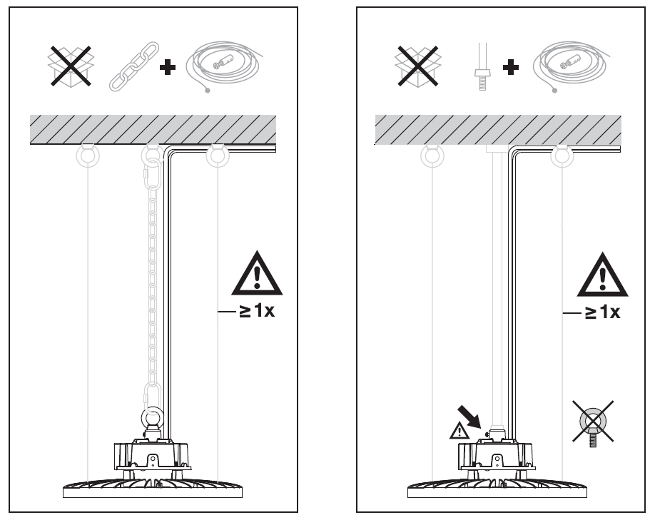 Ledvance HIGH BAY DALI GEN 5 LED 75W 4000K 13275 lumen 70° Sort IP66 IK10 Aluminium Industriel Belysning