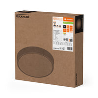 Ledvance LED Skotlampe Rund 300mm 17W IP65 IK10 2270 lumen 3000K 4000K Sort Overflademonteret Udendørs Lampe