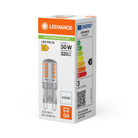 Ledvance LED G9 Stiftpære 2.6W 4000K Klar 320 lumen 220-240V 300° Ikke dæmpbar Kold Hvid