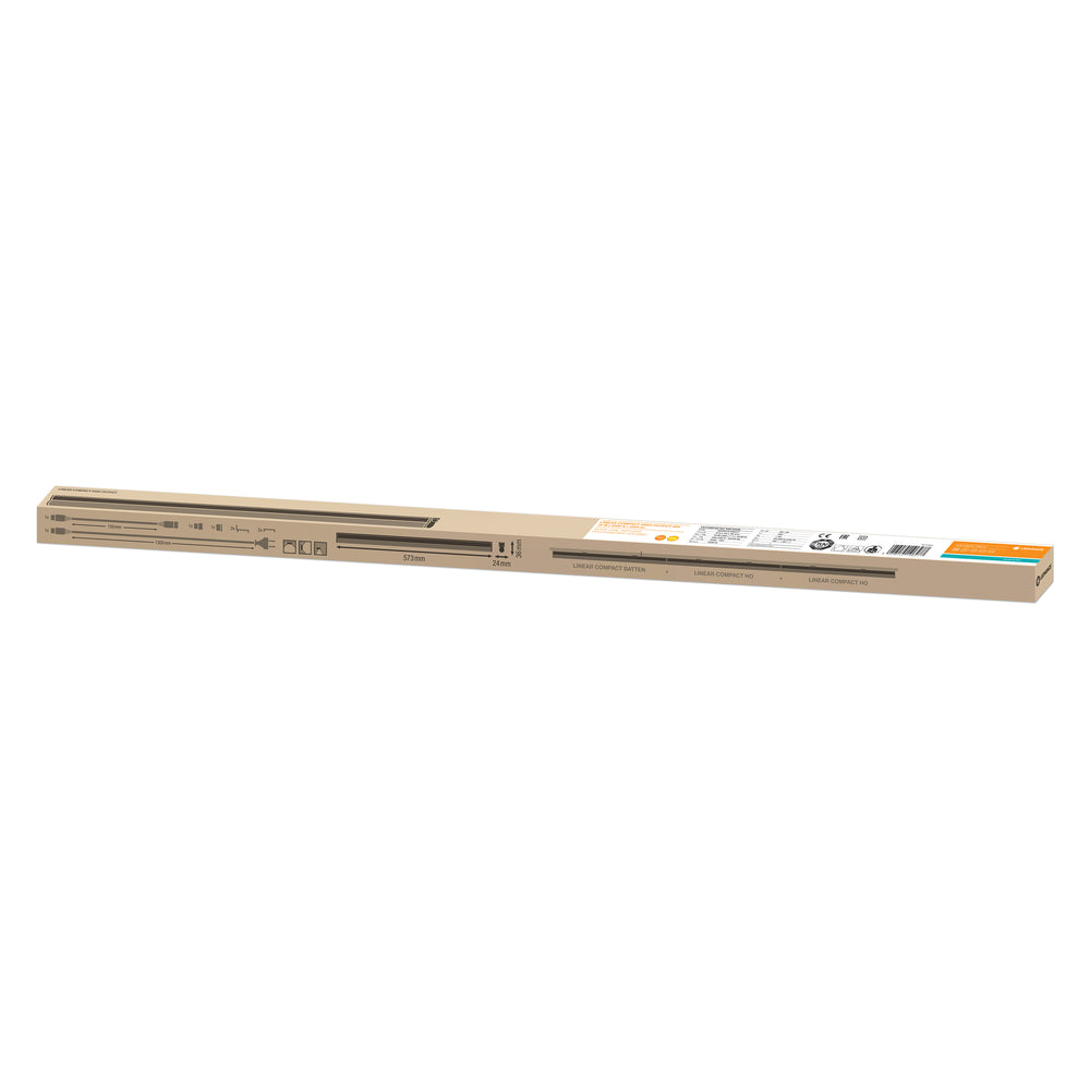 Ledvance LED Linear Compact High Output 600 Overfladearmatur 10W 3000K 1000 lumen Hvid IP20 573mm