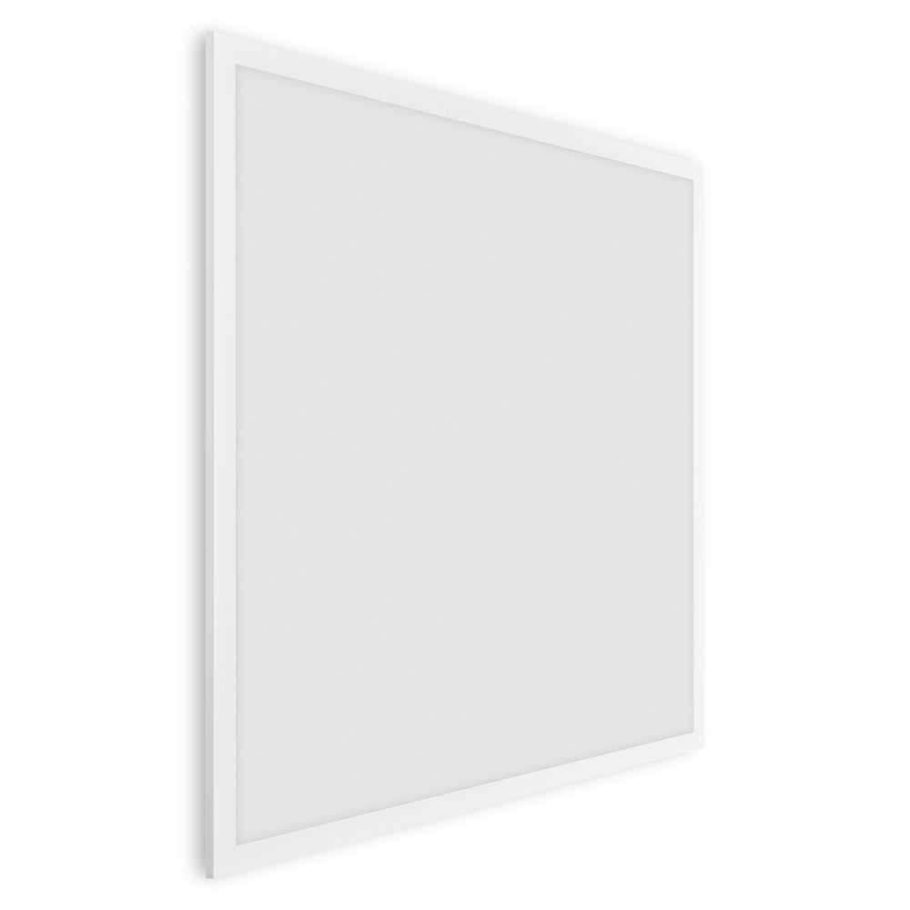 Ledvance LED Panel Comfort 28W 4000K Aluminium Hvid, slank loftsbelysning til kontorer og hjem