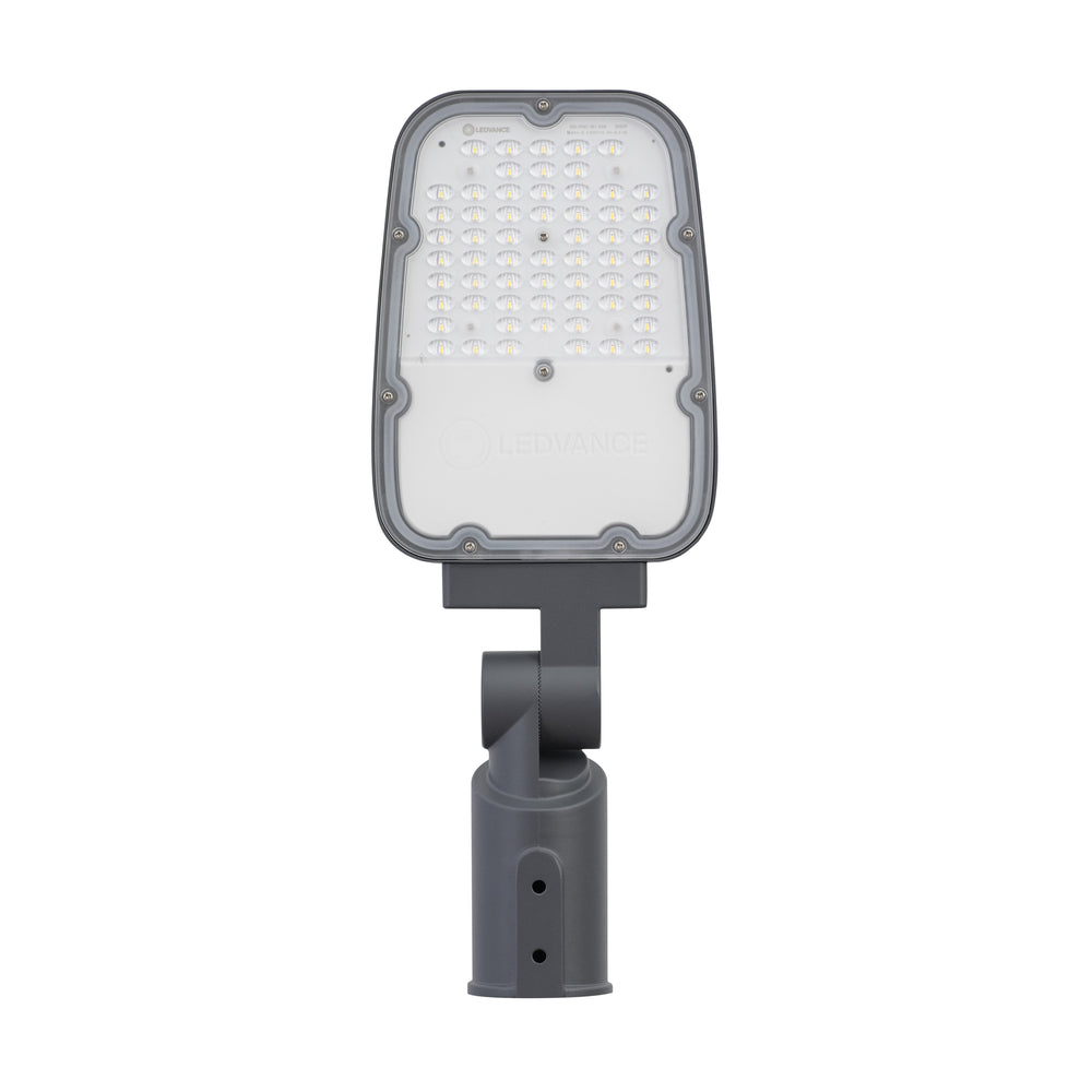 Ledvance LED gadelampe 30W 6500K 4050 lumen IP66 IK08 Grå, aluminiumsarmatur, mastemonteret udendørsbelysning