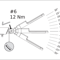 Ledvance LED gadelampe 30W 6500K 4050 lumen IP66 IK08 Grå, aluminiumsarmatur, mastemonteret udendørsbelysning