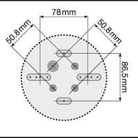 Ledvance LED overflade flad rund loft væglampe 19W 2660 lumen 3000K 4000K IP54 IK08 Hvid