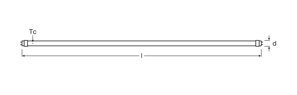 Ledvance LED Rør T8 1200mm 20W 4000K 2400 lumen G13 Kold Hvid IP20 Glas