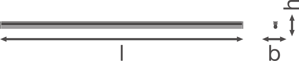 Ledvance LINEAR Kompakt High Output LED Overfladelys 20W 3000K 2000 lumen Hvid IP20 1173mm