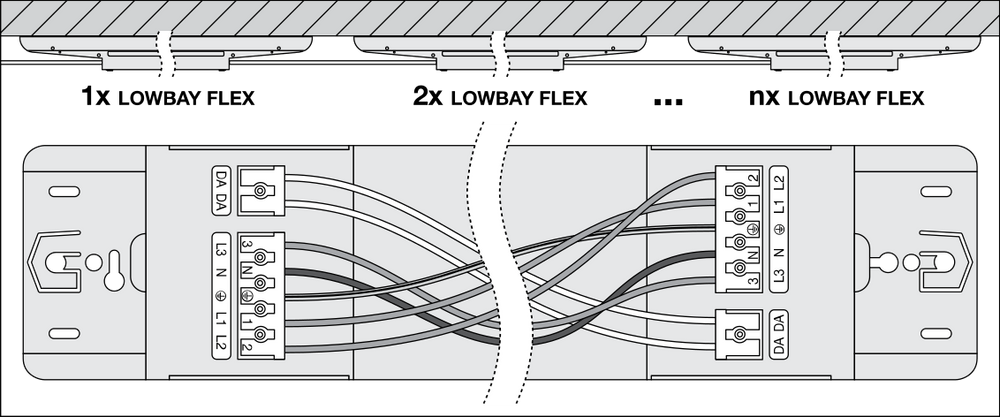 Ledvance LOW BAY FLEX 1500 P LED 73W 11600 lumen 4000K høj effektiv industriarmatur