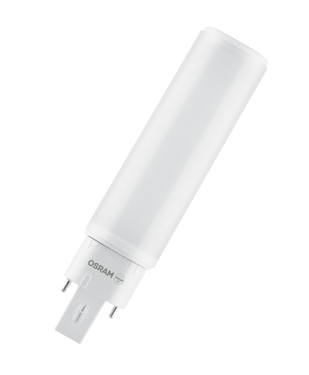 Ledvance OSRAM DULUX LED G24Q-2 7W 4000K køligt hvid retrofit lampe, 770 lumen, IP20, 220-240V, drejelig sokkel