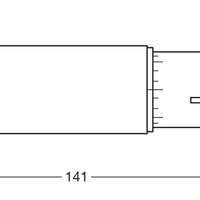 Ledvance OSRAM DULUX LED G24Q-2 7W 4000K køligt hvid retrofit lampe, 770 lumen, IP20, 220-240V, drejelig sokkel