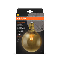 Ledvance Vintage 1906 LED Globe 6.5W E27 2400K Guld Glas Pære 720 lumen 220-240V IP20 124mm