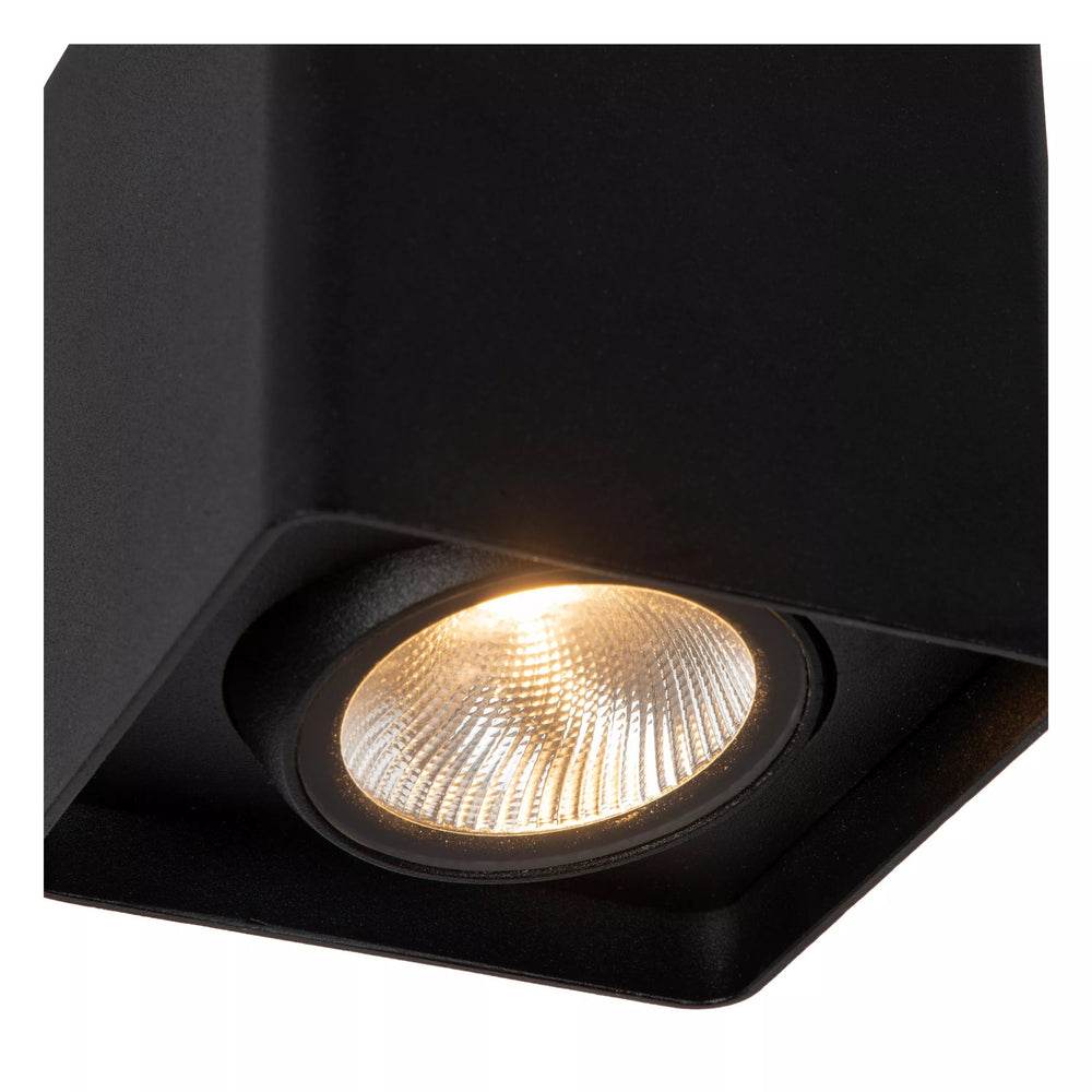 Lucide LEEDS udendørs LED loftlampe 1x9W 2700K IP54 sort