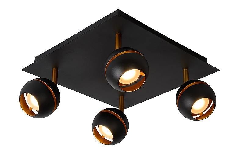 Lucide BINARI 4x4,5W LED loftspotlys 2700K sort 1521 lumen