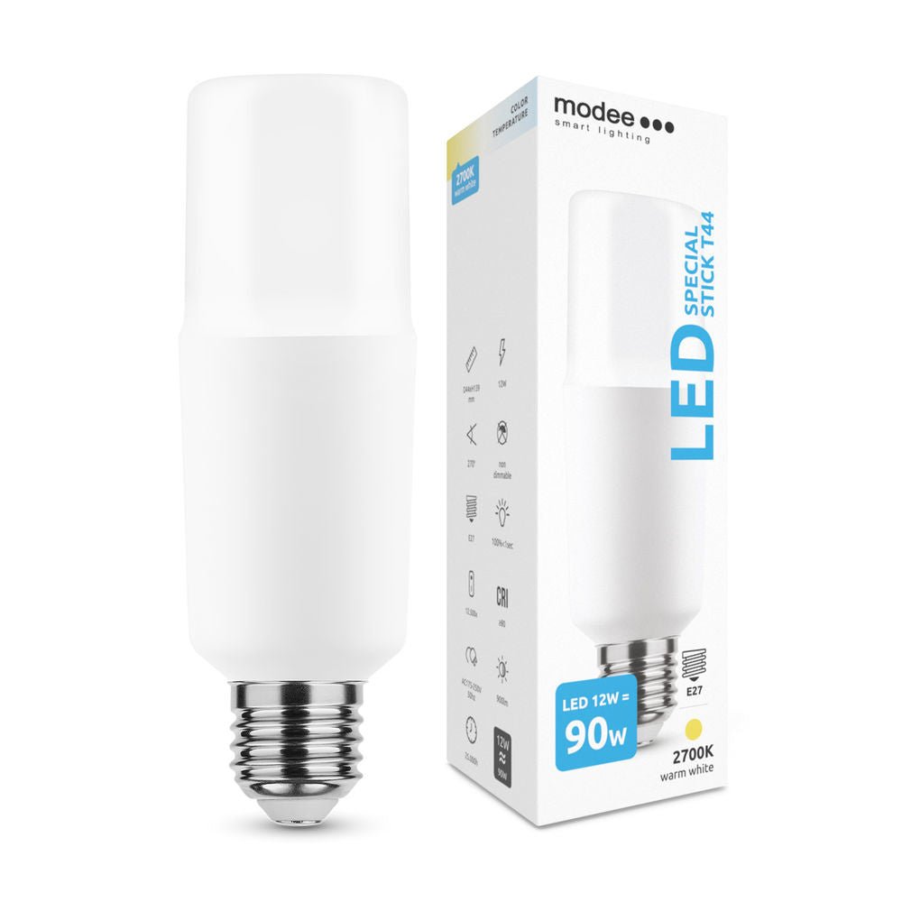 Modee LED lamp Stick E27 T35 6W 3000K warm white replaces 40W