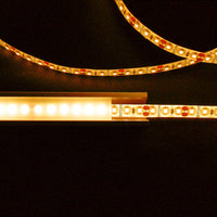 Modee LED Strip DC12V 9.6W/m 120LED/m 1080 lumen IP20 2700K 8mm Enkeltfarve Kobber 5m Rulle