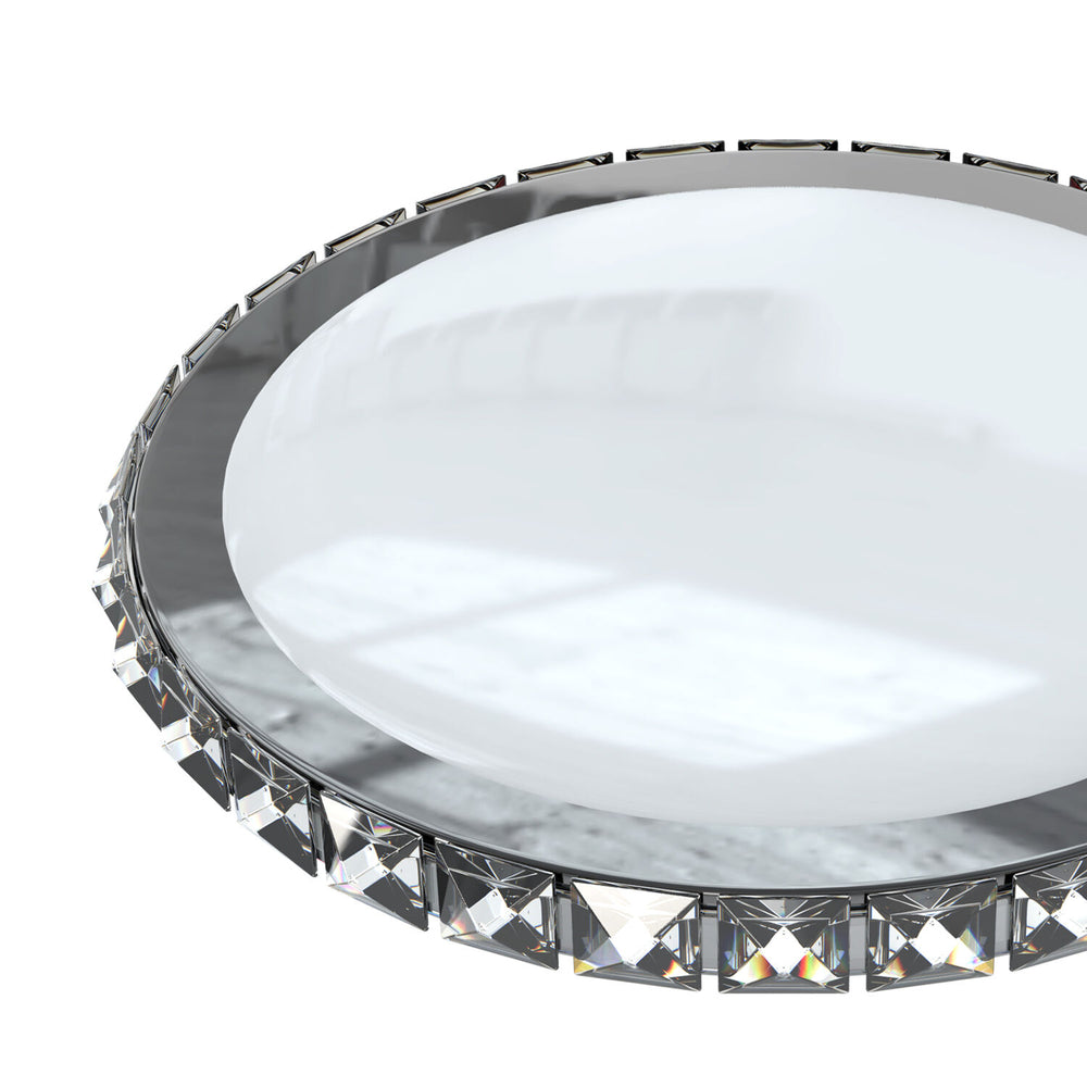 Modee ceiling LED lamp 96W 3CCT dimmable 9120 lumens Ø510mm aluminium-plastic IP20 frosted glass