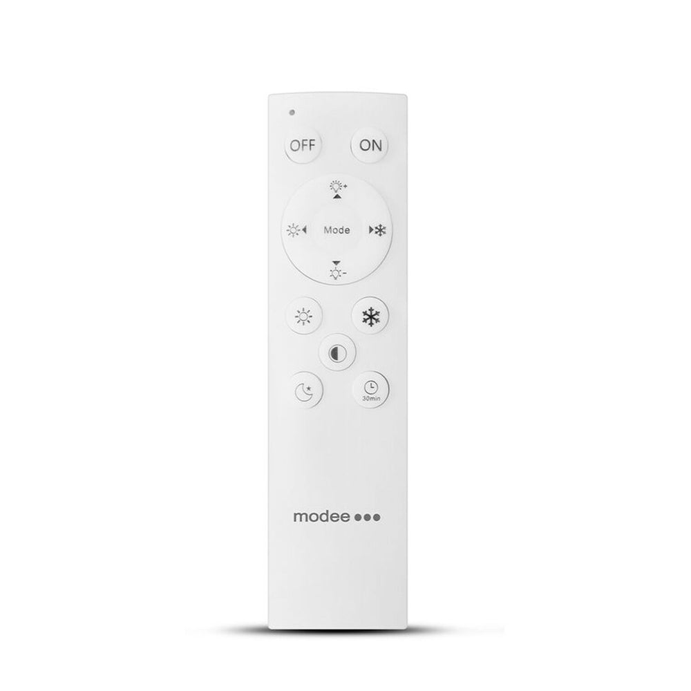 Modee LED Loftlampe 2x48W 3CCT 2700K-6500K 9120 lumen IP20 Ø510x75mm Brun med fjernbetjening