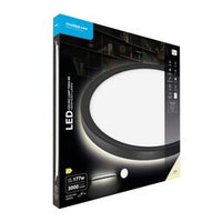 Modee LED loftlampe rund Sort 22W 3000 lumen 4000K D420x28mm