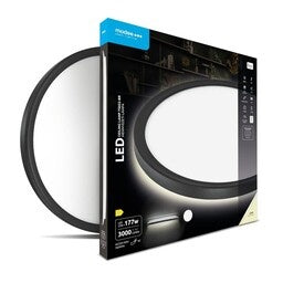 Modee LED loftlampe rund Sort 22W 3000 lumen 4000K D420x28mm