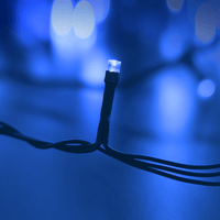 Modee LED Julelyskæde 100LED 10m Koldt Hvid 10000K IP44 med Adapter EU Stik