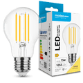Modee LED Filament A60 Pære 8W E27 2700K 1055 lumen 360° Ikke Dæmpbar Glas Globe