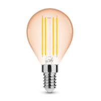 Modee LED Filament Amber Globus Mini G45 4W E14 1800K 300 lumen 320° dæmpbar pære