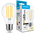Modee LED Filament Pære A60 8W E27 4000K 1055 lumen 360° Dæmpbar Glas IP20