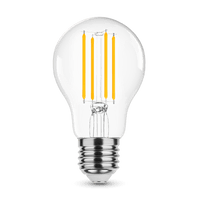 Modee LED Filamentpære A60 8W E27 4000K 1055 lumen 360° Glasglobus IP20 Ikke dæmpbar