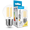 Modee LED filamentpære G45 mini globe 4W E27 2700K 470 lumen 360° glas ikke-dæmpbar