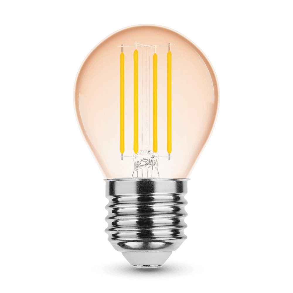 Modee LED Filament Globe Mini G45 4W E27 Amber 1800K 360 lumens 320° IP20