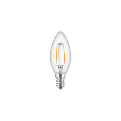 Philips CorePro LED Candle E14 B35 2W 250 lumens 2700K Clear 220-240V Non-Dimmable 80CRI