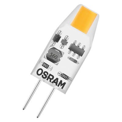 OSRAM LED G4 Pin Micro 12V 1W 2700K Klar Varm Hvid 100 lumen 300° Ikke-Dæmpbar IP20 Lampe