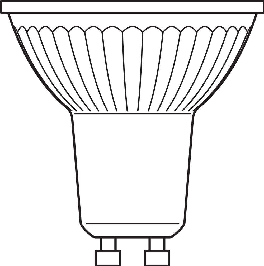 Performance LED Spot Reflektor GU10 PAR16 7.9W 2700K 650 lumen 120D dæmpbar høj CRI erstatter 51W