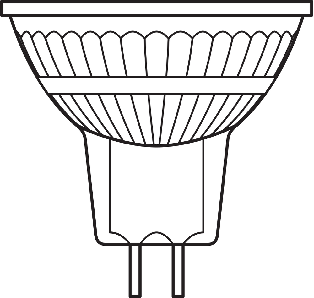 Performance LED Spot Reflector GU5.3 MR16 2.6W 4000K 210 lumens 36D Cool White, replaces 20W halogen