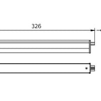 Philips BN021C LED Monteringsskinne 5W 3000K 480 lumen 220-240V IP20 Hvid 326mm