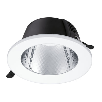 Philips DN070B LED downlight 24W 3000K 2400 lumen 220-240V Ø200mm Sort IP20/54 UGR19