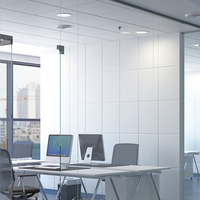 Philips DN070B LED downlight 24W 3000K 2400 lumen 220-240V Ø200mm Sort IP20/54 UGR19