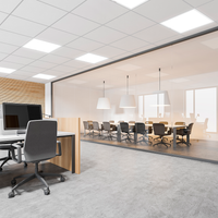 Philips LED panelarmatur 595x595mm 22W-31W 3000K-4000K 2900-4300 lumen DALI dæmpbar UGR19 IP20/44 Hvid