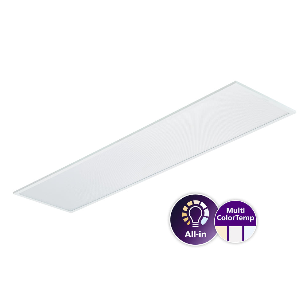 Philips Ledinaire RC065B G5 LED panel 28W 3000K/3500K/4000K 3400-3600 lumen 1195x295mm UGR19 Hvid IP20